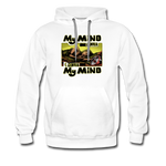 Men's Premium Hoodie - My Mind On Coffee - white