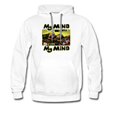 Men's Premium Hoodie - My Mind On Coffee - white