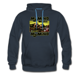 Men's Premium Hoodie - My Mind On Coffee - navy