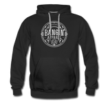 Men’s Premium Hoodie - Bangin' Apparel Co. Logo (White Logo) - black