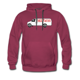 Men’s Premium Hoodie - Free Taco Van - burgundy