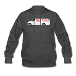 Women's Hoodie - Free Taco Van - asphalt