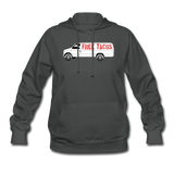 Women's Hoodie - Free Taco Van - asphalt