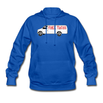 Women's Hoodie - Free Taco Van - royal blue