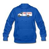 Women's Hoodie - Free Taco Van - royal blue