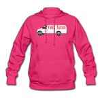 Women's Hoodie - Free Taco Van - fuchsia