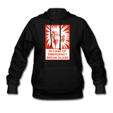 Women's Hoodie - In Case of Emergency (Bacon) - black