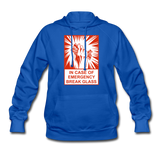 Women's Hoodie - In Case of Emergency (Bacon) - royal blue