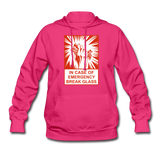 Women's Hoodie - In Case of Emergency (Bacon) - fuchsia