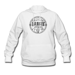 Women's Hoodie - Bangin' Apparel Co. Logo (Black Logo) - white