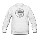 Women's Hoodie - Bangin' Apparel Co. Logo (Black Logo) - white