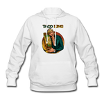 Women's Hoodie - Taco King - white