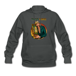 Women's Hoodie - Taco King - asphalt