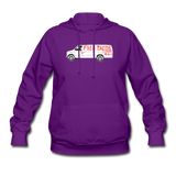 Women's Hoodie - Free Tacos Van Extreme Edition - purple