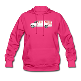 Women's Hoodie - Free Tacos Van Extreme Edition - fuchsia