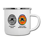 Camper Mug - This Is Your Brain On Tacos - white