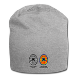 Jersey Beanie - This Is Your Brain On Tacos - heather gray