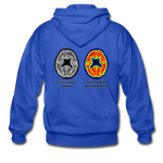 Men's Heavy Blend Zip Hoodie - This Is Your Brain On Tacos - royal blue