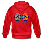 Men's Heavy Blend Zip Hoodie - This Is Your Brain On Tacos - red