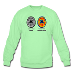 Crewneck Sweatshirt - This Is Your Brain On Tacos - lime