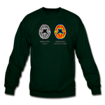 Crewneck Sweatshirt - This Is Your Brain On Tacos - forest green