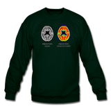 Crewneck Sweatshirt - This Is Your Brain On Tacos - forest green