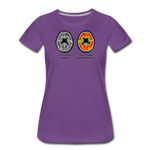 Women’s T-Shirt - This Is Your Brain On Tacos - purple