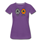 Women’s T-Shirt - This Is Your Brain On Tacos - purple