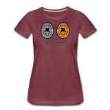 Women’s T-Shirt - This Is Your Brain On Tacos - heather burgundy