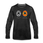 Men's Long Sleeve T-Shirt - This Is Your Brain On Tacos - charcoal gray