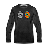 Men's Long Sleeve T-Shirt - This Is Your Brain On Tacos - charcoal gray