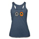 Women’s Racerback Tank - This Is Your Brain On Tacos - heather navy