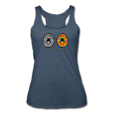 Women’s Racerback Tank - This Is Your Brain On Tacos - heather navy