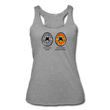 Women’s Racerback Tank - This Is Your Brain On Tacos - heather gray