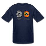 Men's Tall T-Shirt - This Is Your Brain On Tacos - navy