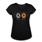 Women's V-Neck T-Shirt - This Is Your Brain On Tacos - black