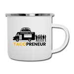 Camper Mug - Tacopreneur (Black Logo) - white