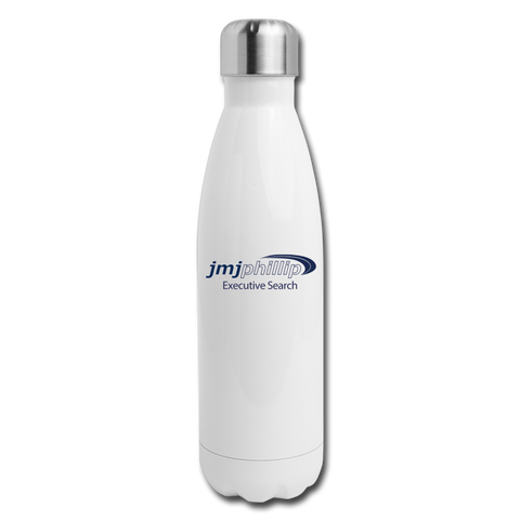 Insulated Stainless Steel Water Bottle - white