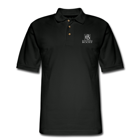 Men's Pique Polo Shirt - black