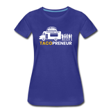 Women’s T-Shirt - Tacopreneur (White Logo) - royal blue