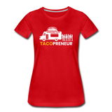 Women’s T-Shirt - Tacopreneur (White Logo) - red