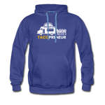 Men’s Premium Hoodie - Tacopreneur (White Logo) - royalblue