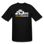 Men's Tall T-Shirt - Tacopreneur (White Logo) - black