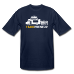 Men's Tall T-Shirt - Tacopreneur (White Logo) - navy