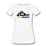 Women’s T-Shirt - Tacopreneur (Black Logo) - white