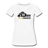 Women’s T-Shirt - Tacopreneur (Black Logo) - white