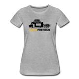 Women’s T-Shirt - Tacopreneur (Black Logo) - heather gray