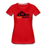 Women’s T-Shirt - Tacopreneur (Black Logo) - red