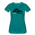 Women’s T-Shirt - Tacopreneur (Black Logo) - teal