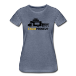 Women’s T-Shirt - Tacopreneur (Black Logo) - heather blue